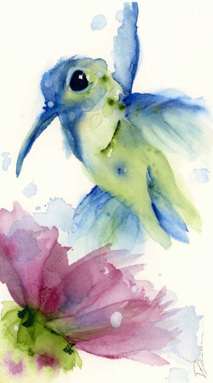 Lilac and Blue Poster Print by Dawn Derman - Item # VARPDXD1012D